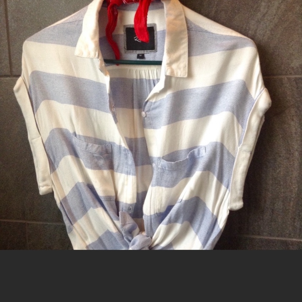 Rails Short-Sleeved Button Down - M - image 1